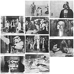 Star Wars Vintage Photos - Set of 10 B&W Photos