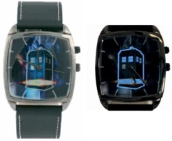 Doctor Who Illuminating TARDIS Watch - In Collector's Tin Box